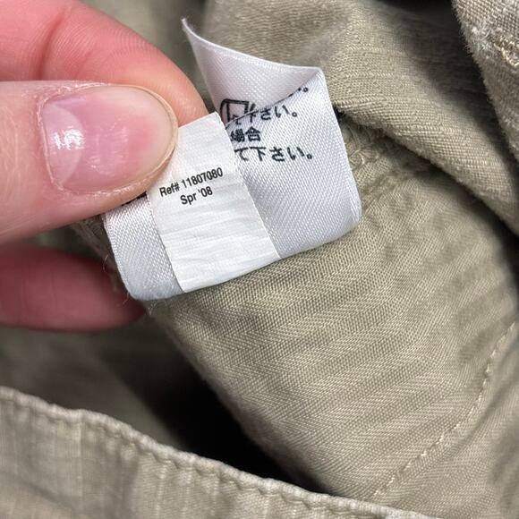 Eddie Bauer Tan Mens 36x33 Utility Fit Ripstop Khaki Cargo Pants Loose Straight - Picture 8 of 15